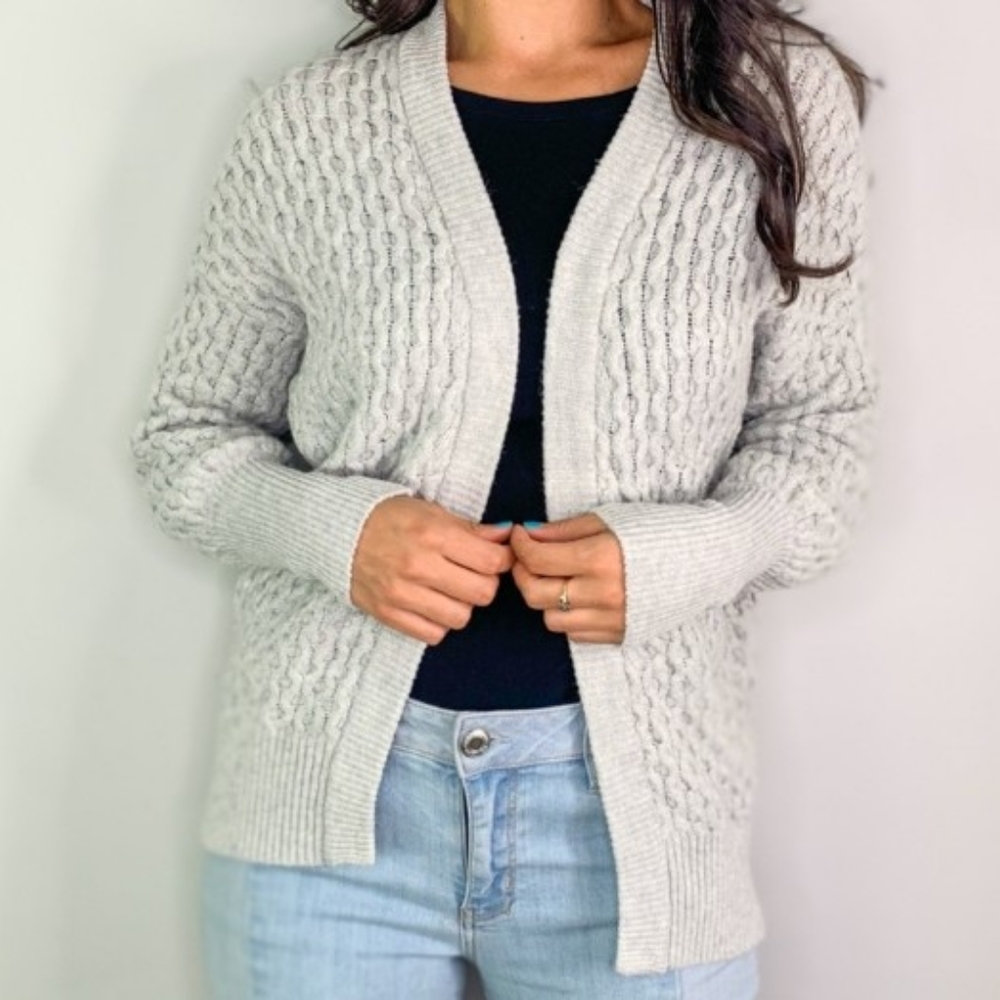 Universal Thread Gray Open Front Cardigan